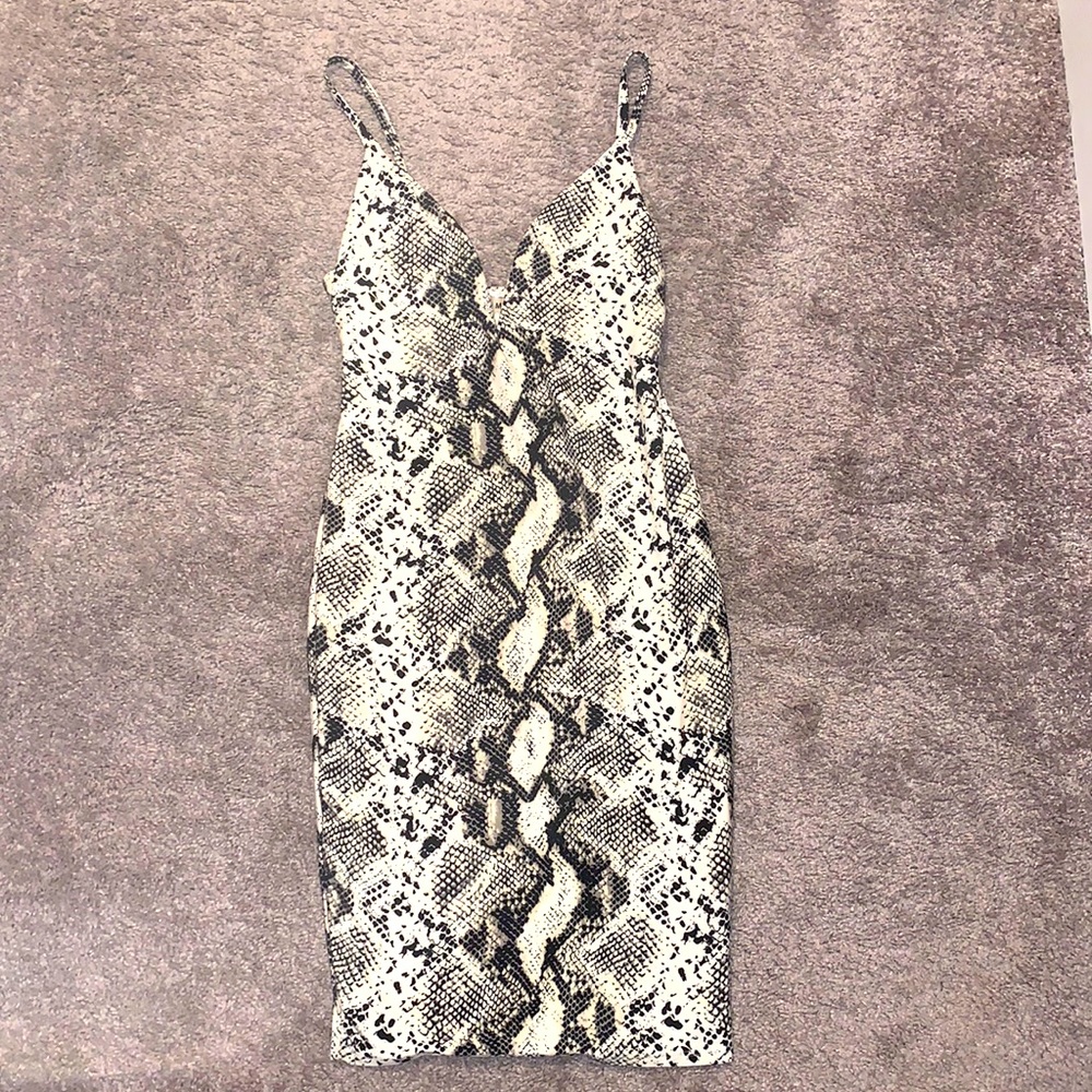 Snake skin dress